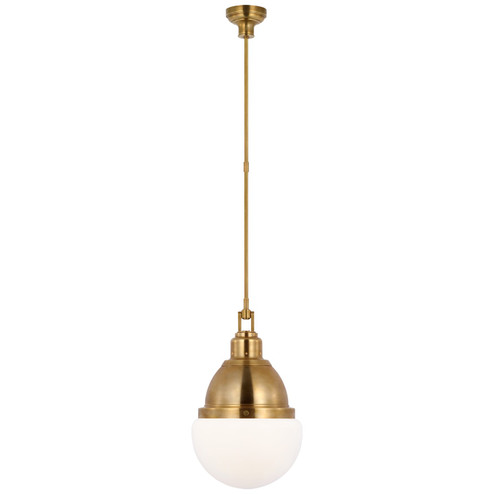 Bernard LED Pendant in Hand-Rubbed Antique Brass (268|AL5050HABWG)