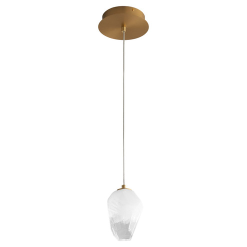 Vivo LED Pendant in Aged Brass (440|380940)