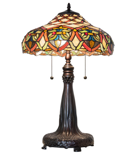 Franco Two Light Table Lamp in Mahogany Bronze (57|265257)
