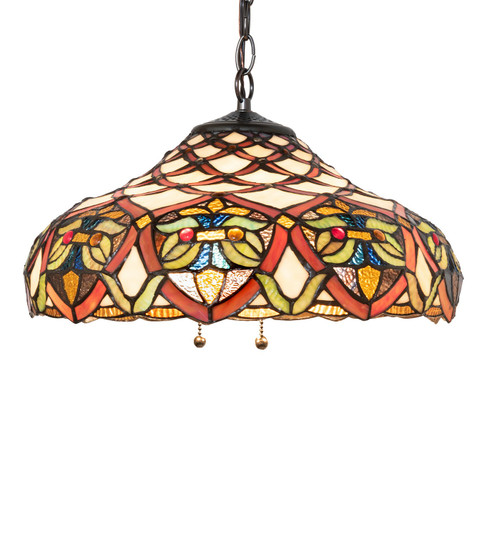 Franco Three Light Pendant in Mahogany Bronze (57|265146)