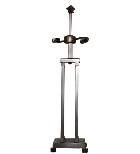Column Mission Two Light Table Base in Mahogany Bronze (57|265027)
