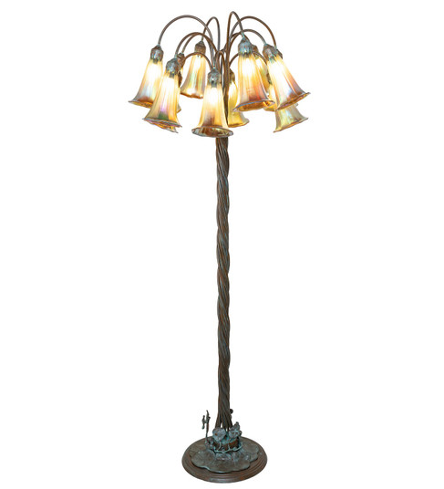 Amber 12 Light Floor Lamp in Bronze (57|264644)