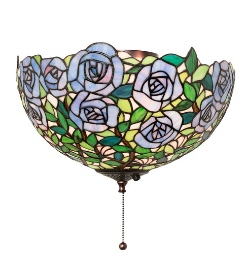 Rose Garden Three Light Wall Sconce in Mahogany Bronze (57|263930)