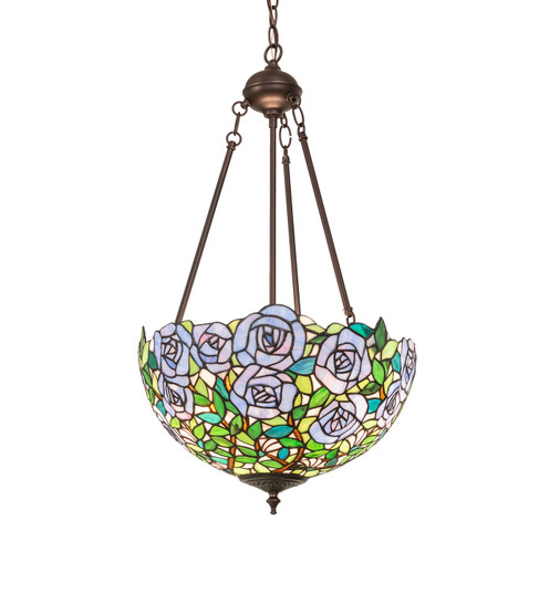 Rose Garden Two Light Pendant in Mahogany Bronze (57|263406)