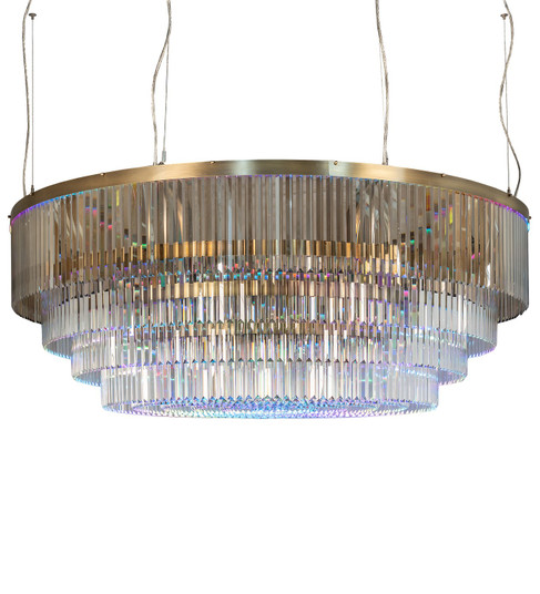 Beckam LED Chandelier in Natural Brass (57|260041)