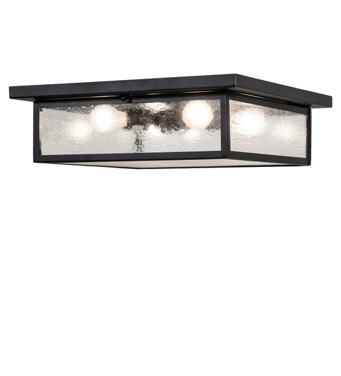 Mission Prime Four Light Flushmount in Textured Black (57|253333)