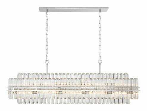 Hayes 16 Light Chandelier in Polished Nickel (60|HAY1417PN)