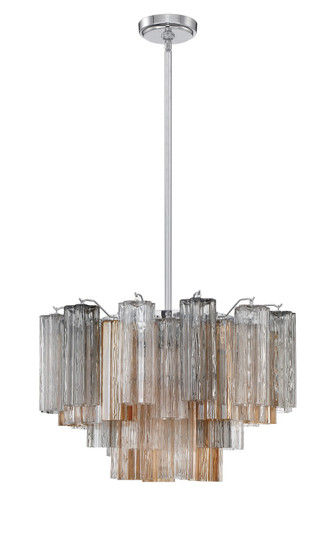 Addis Nine Light Chandelier in Polished Chrome (60|ADD308CHAU)