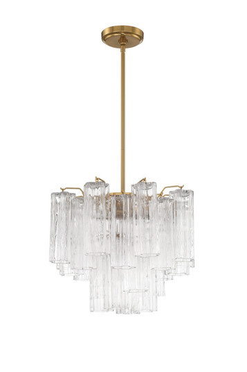 Addis Four Light Chandelier in Aged Brass (60|ADD300AGCL)