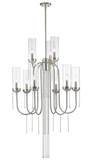 Siena Nine Light Chandelier in Brushed Nickel (224|4339BN)