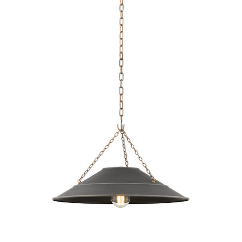 Arcane One Light Pendant in Patina Brass (67|F1223PBRGRA)