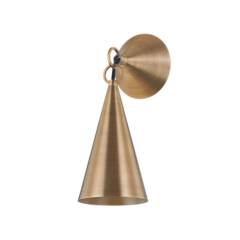 Midvale One Light Wall Sconce in Patina Brass (67|B1912PBR)