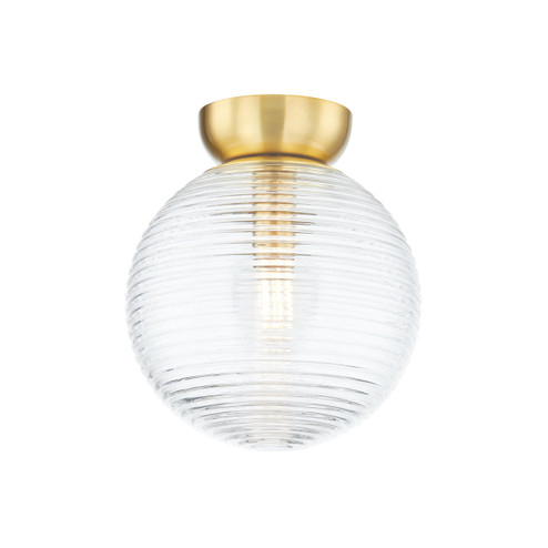 Sara One Light Flush Mount in Aged Brass (428|H815501AGB)