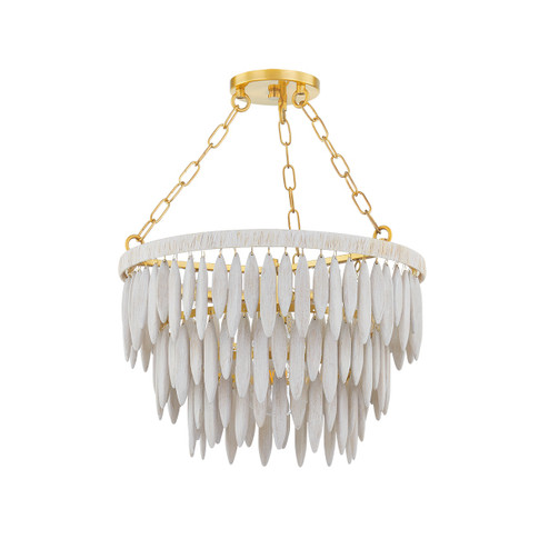 Tiffany One Light Pendant in Aged Brass (428|H805701AGB)