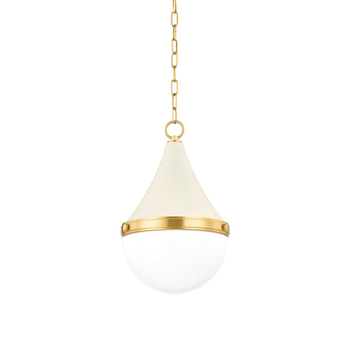 Ciara One Light Pendant in Aged Brass (428|H787701SAGBSCR)