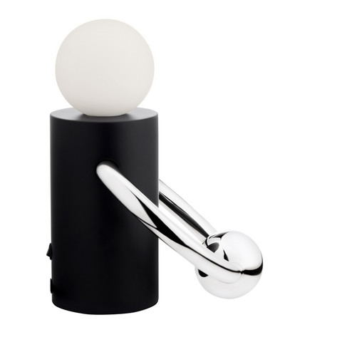 Septum LED Table Lamp in Matte Black/Chrome (347|TL73708MBCH)