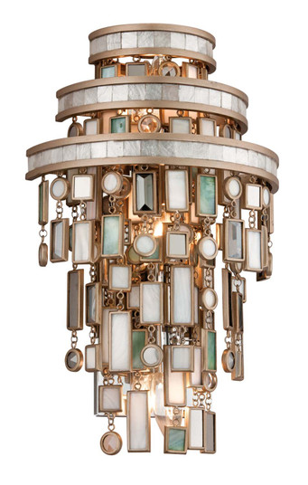 Dolcetti Three Light Wall Sconce in Champagne Leaf (68|14213CPL)