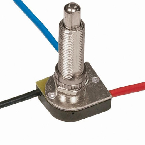 3-Way Metal Push Switch in Nickel Plated (230|801370)