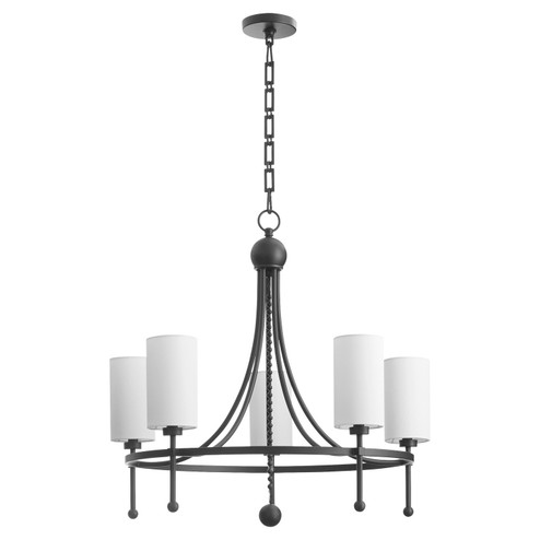 Lee Boulevard Five Light Chandelier in Matte Black (19|664559)
