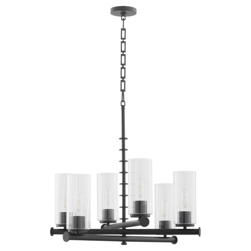 Mercier Six Light Chandelier in Matte Black (19|641659)