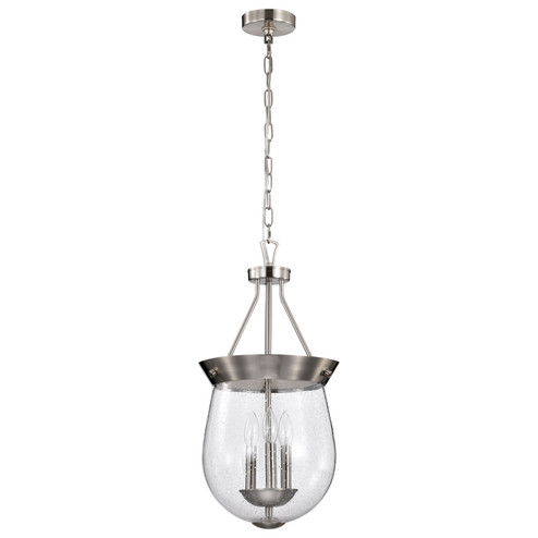 Boliver Three Light Pendant in Brushed Nickel (72|607802)