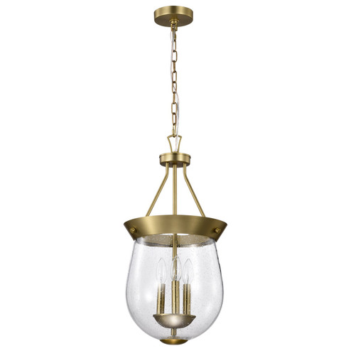 Boliver Three Light Pendant in Vintage Brass (72|607801)
