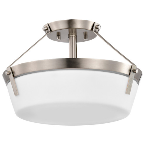 Rowen Three Light Semi Flush Mount in Brushed Nickel (72|607763)