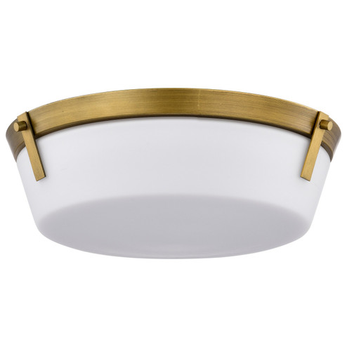 Rowen Three Light Flush Mount in Natural Brass (72|607750)