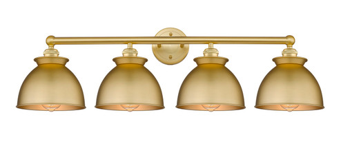 Edison Four Light Bath Vanity in Satin Gold (405|6164WSGM14SG)