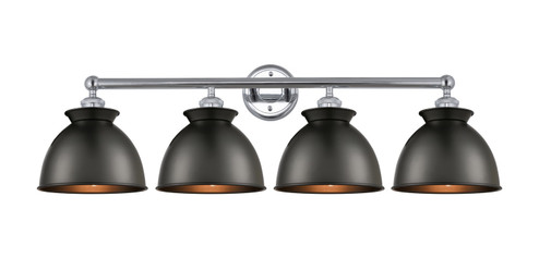 Edison Four Light Bath Vanity in Polished Chrome (405|6164WPCM14BK)