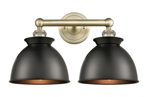Edison Two Light Bath Vanity in Antique Brass (405|6162WABM14BK)