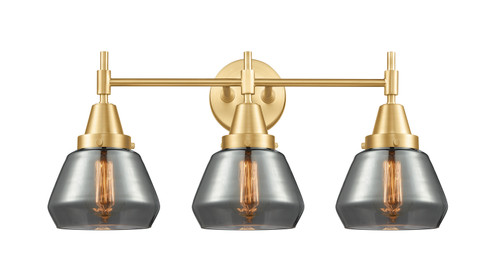 Caden Three Light Bath Vanity in Black Antique Brass (405|4473WBABG173)