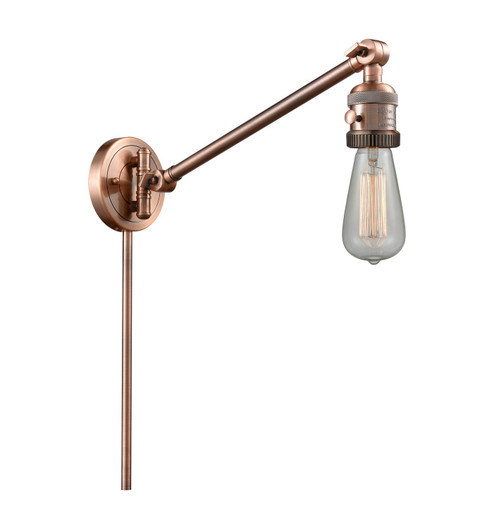 Franklin Restoration One Light Swing Arm in Antique Copper (405|237AC)