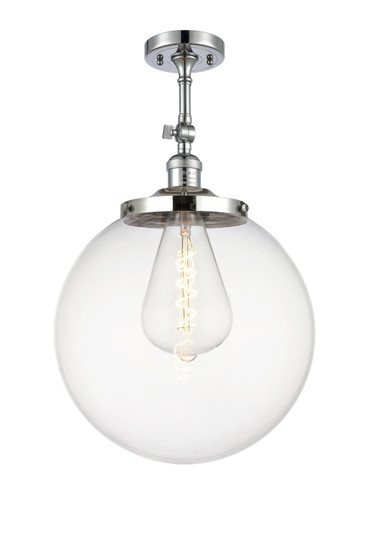 Franklin Restoration One Light Semi-Flush Mount in Polished Chrome (405|201FPCG20214)