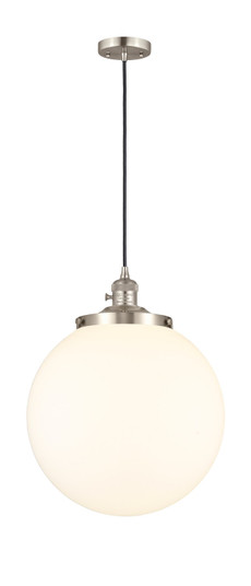 Franklin Restoration One Light Mini Pendant in Brushed Satin Nickel (405|201CSWSNG20114)