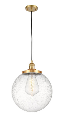 Franklin Restoration One Light Mini Pendant in Satin Gold (405|201CSGG20414)