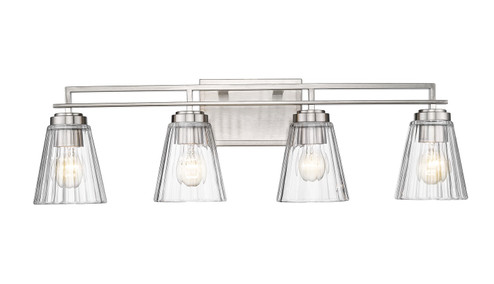 Lyna Four Light Vanity in Brushed Nickel (224|8234VBN)