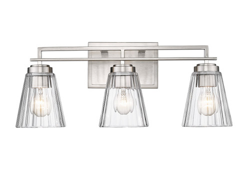 Lyna Three Light Vanity in Brushed Nickel (224|8233VBN)