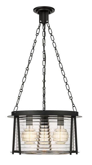 Cape Harbor Three Light Pendant in Matte Black (224|7503P18MB)