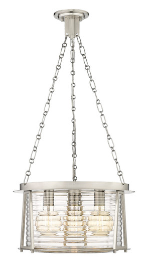 Cape Harbor Three Light Pendant in Brushed Nickel (224|7503P18BN)