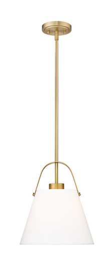 Z-Studio One Light Pendant in Heritage Brass (224|743P12HBR)