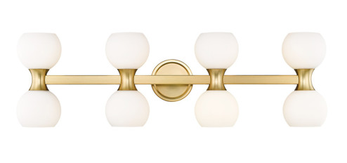 Artemis Eight Light Vanity in Modern Gold (224|4948VMGLD)