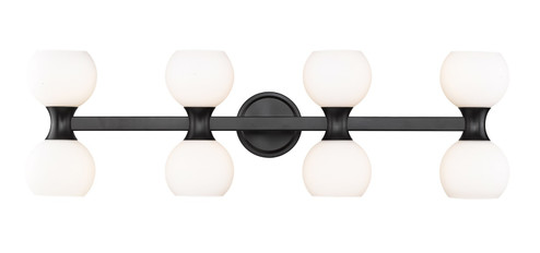 Artemis Eight Light Vanity in Matte Black (224|4948VMB)