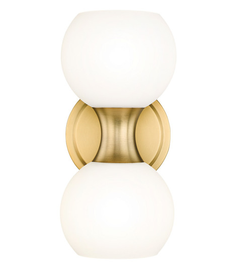 Artemis Two Light Wall Sconce in Modern Gold (224|4942SMGLD)