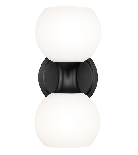 Artemis Two Light Wall Sconce in Matte Black (224|4942SMB)
