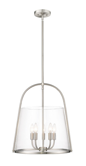 Archis Five Light Pendant in Brushed Nickel (224|3041P18BN)