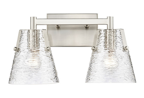 Analia Two Light Vanity in Brushed Nickel (224|11012VBN)