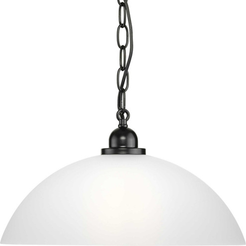 Classic Dome Pendant One Light Pendant in Matte Black (54|P50014931M)