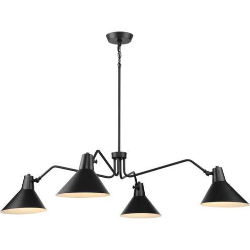 Trimble Four Light Chandelier in Matte Black (54|P40031031M)