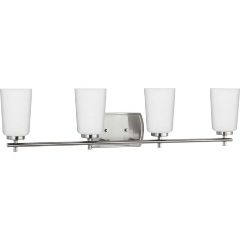 Adley Four Light Bath in Brushed Nickel (54|P300468009)